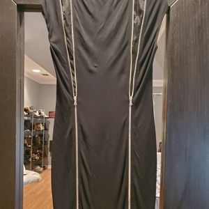 Alexander Wang black zipper dress. Size 8 in like-New condition.